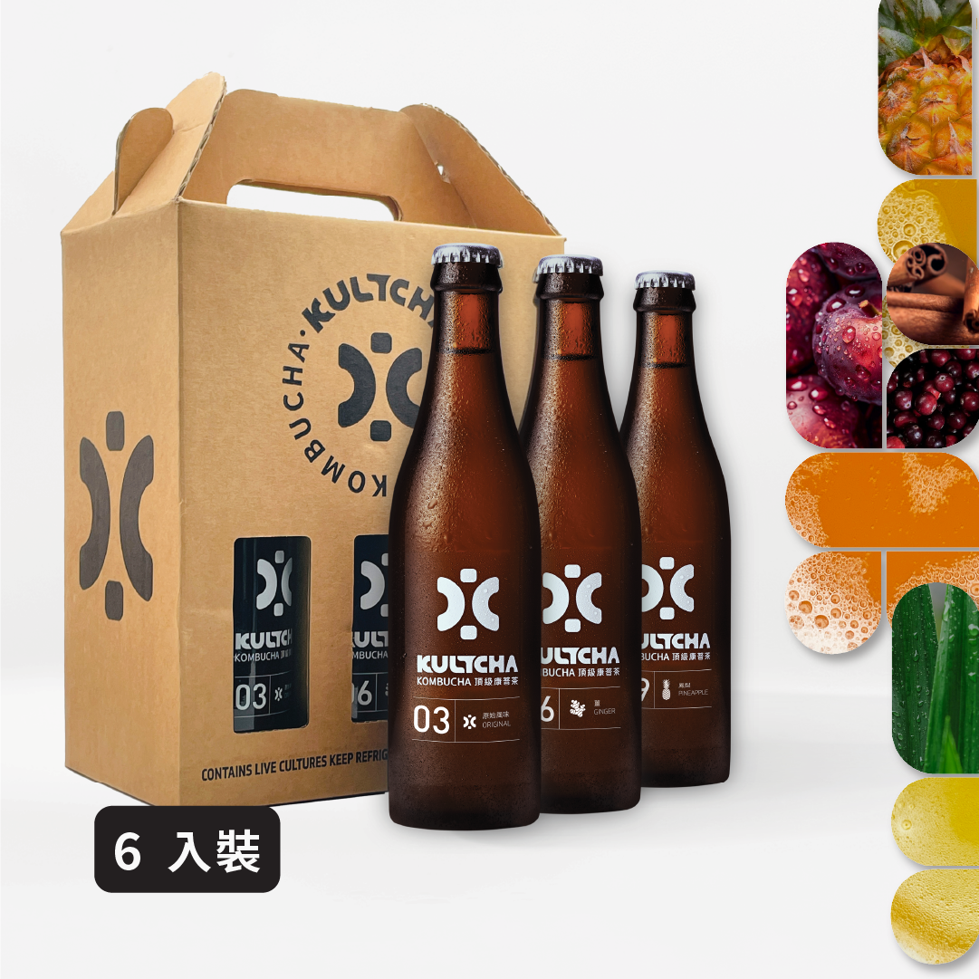 KULTCHA [6入裝] - 各種口味 – kultchakombucha